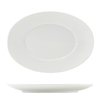 White Porcelain Oval Plate